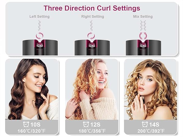 Portable Wireless Automatic Hair Curler – LED Display, 6 Heat Settings & Timer | Waves & Curls, Travel & Home Use
